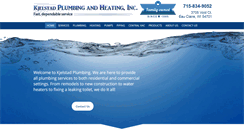 Desktop Screenshot of kjelstadplumbing.com